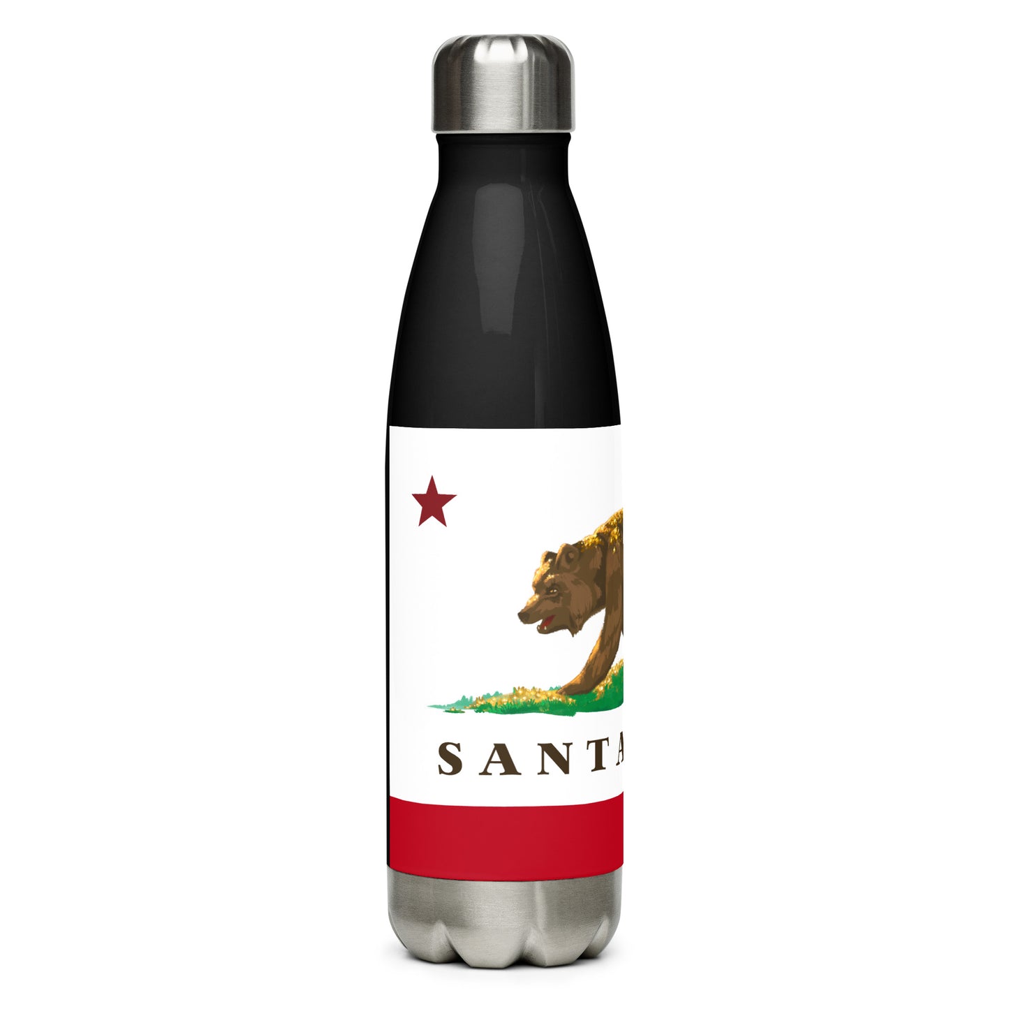 Santa Cruz Stainless steel water bottle - CAFlags