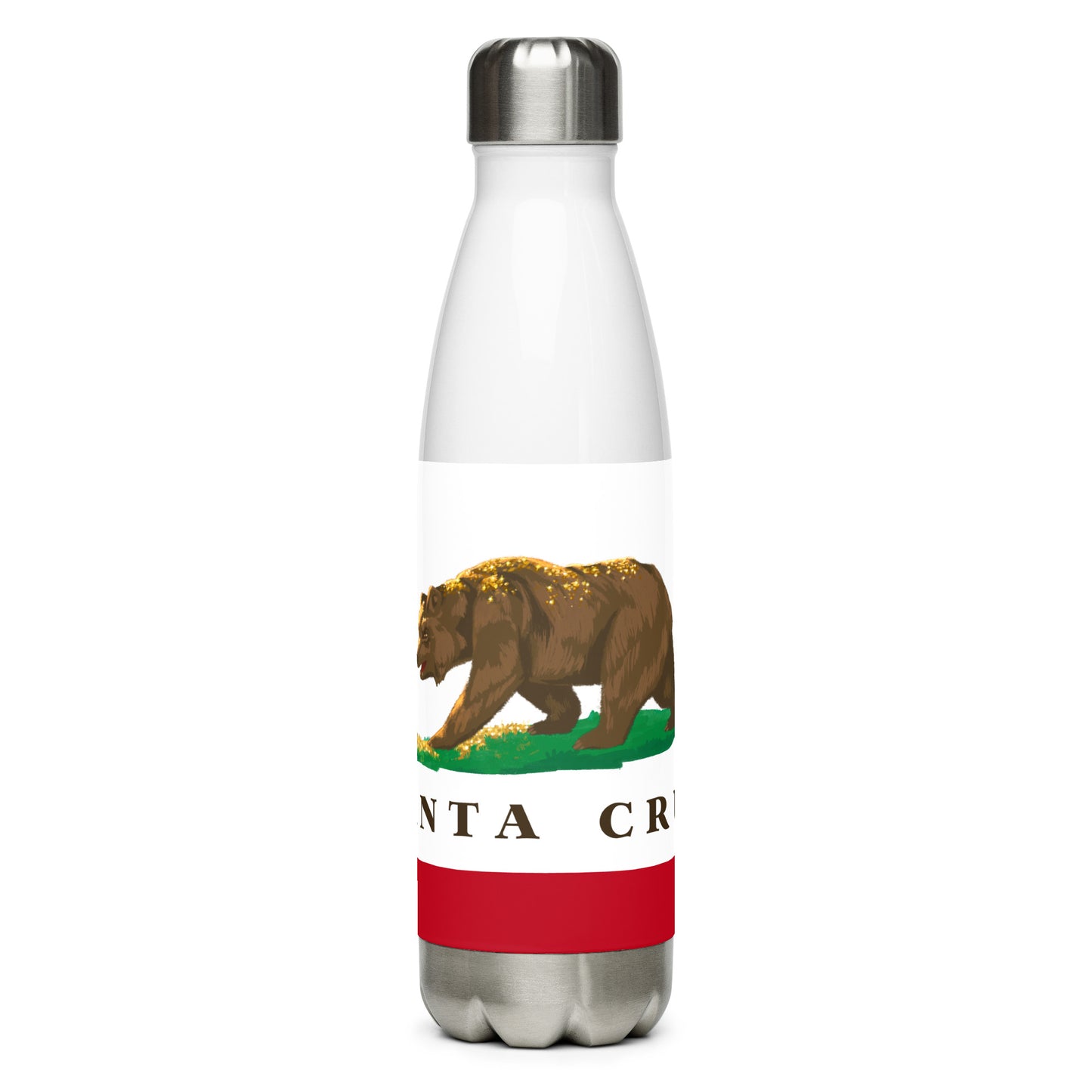 Santa Cruz Stainless steel water bottle - CAFlags