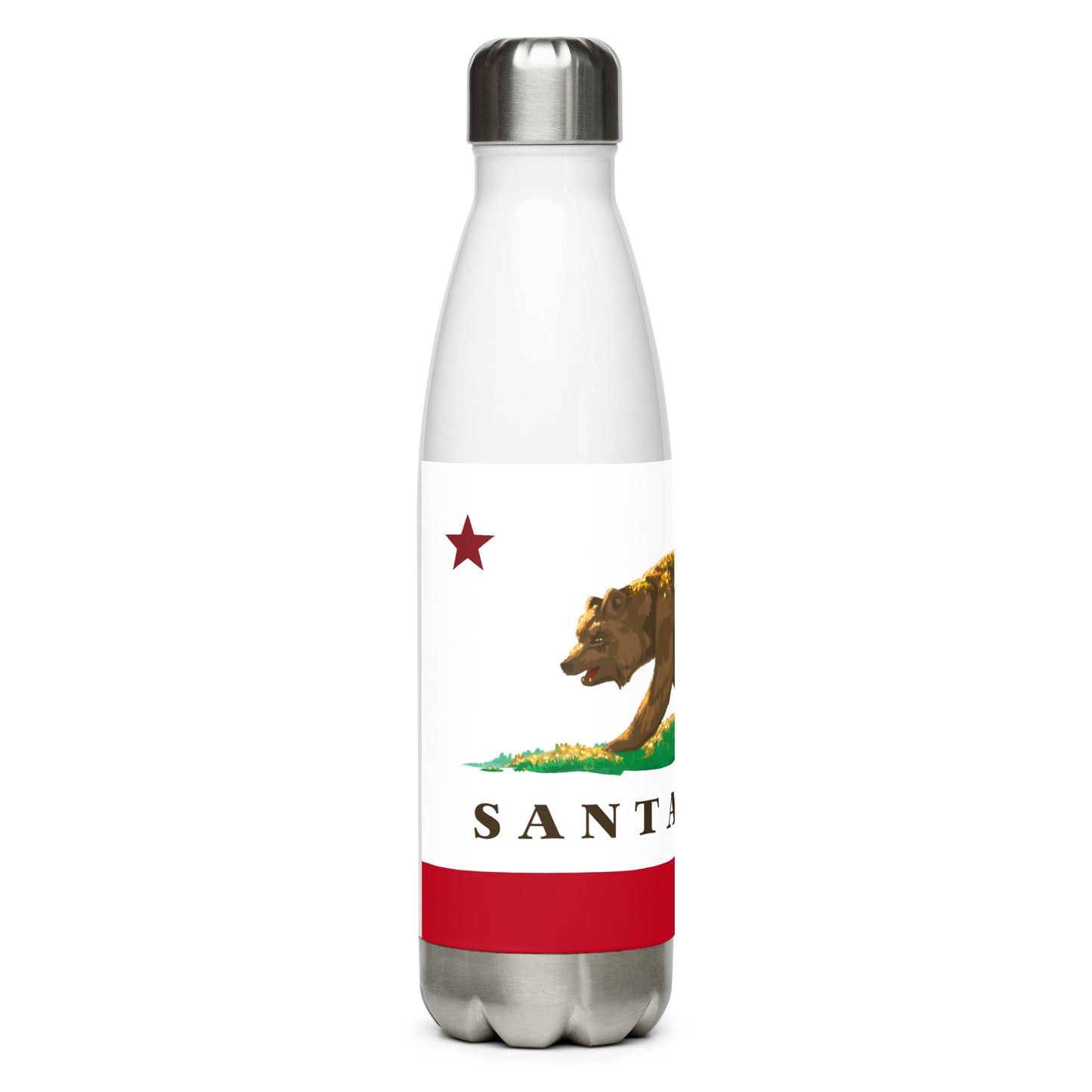 Santa Cruz Stainless steel water bottle - CAFlags
