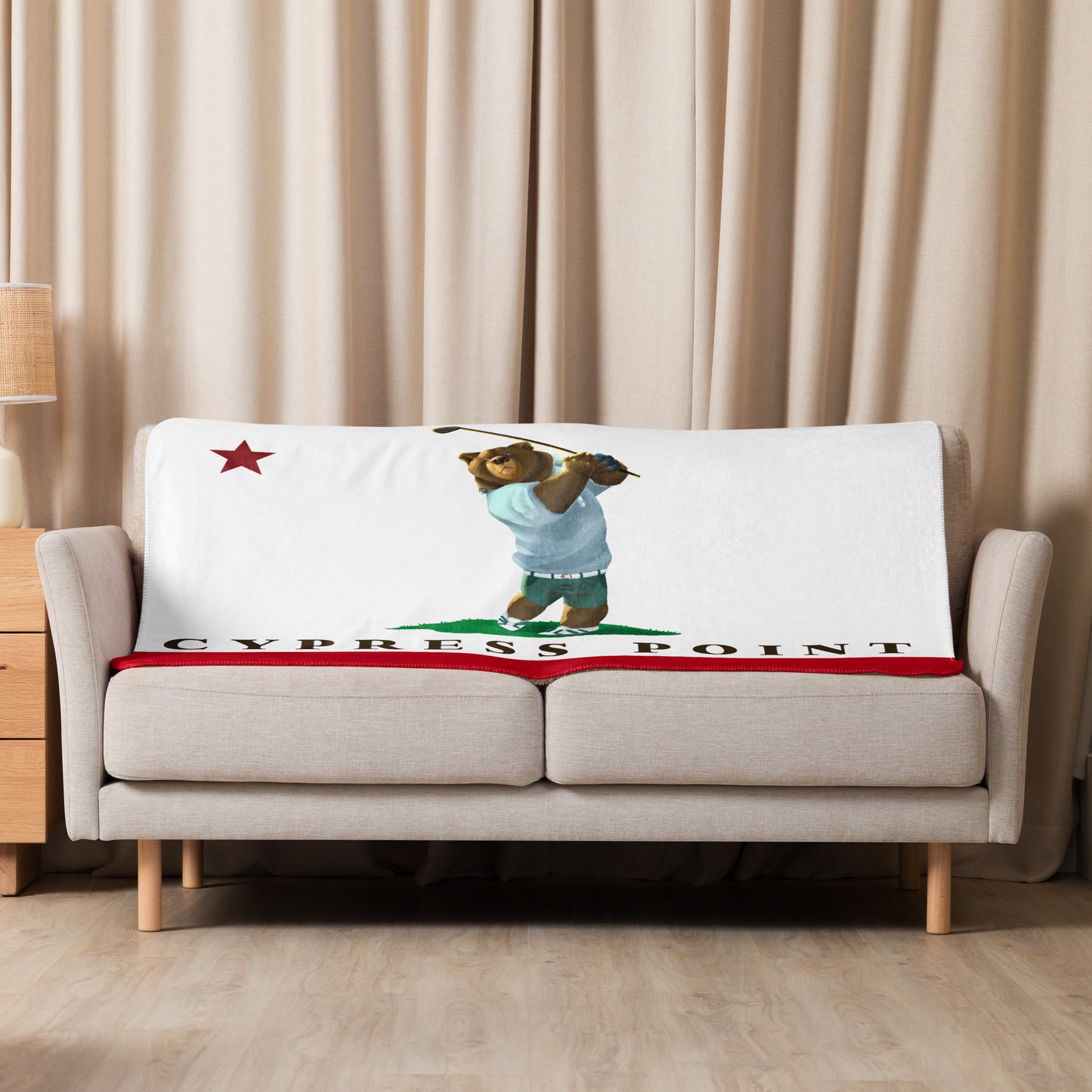 Cypress Point Golf blanket