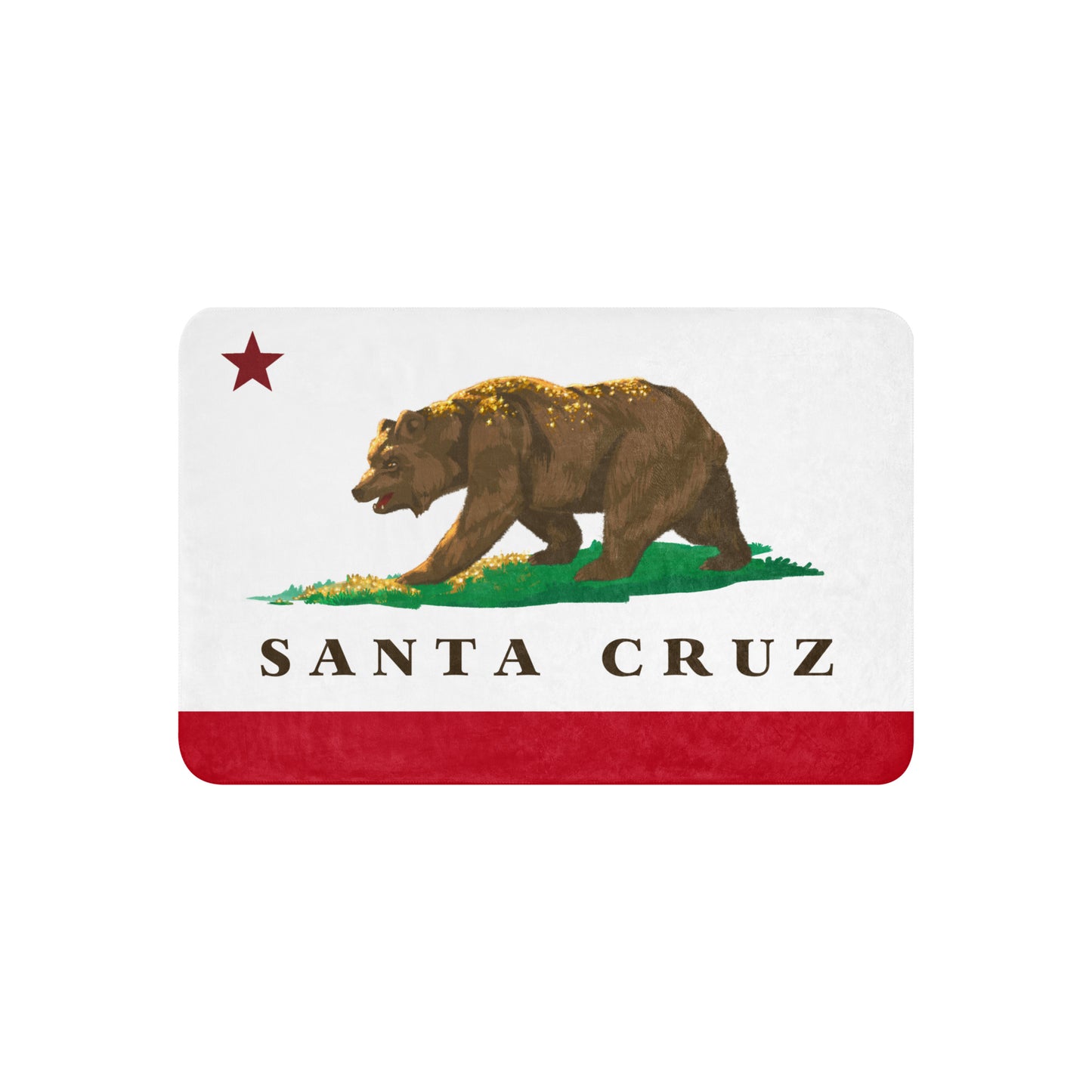 Santa Cruz Sherpa blanket - CAFlags