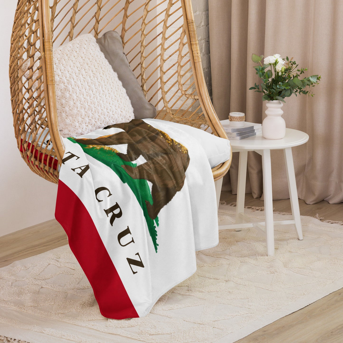 Santa Cruz Sherpa blanket - CAFlags