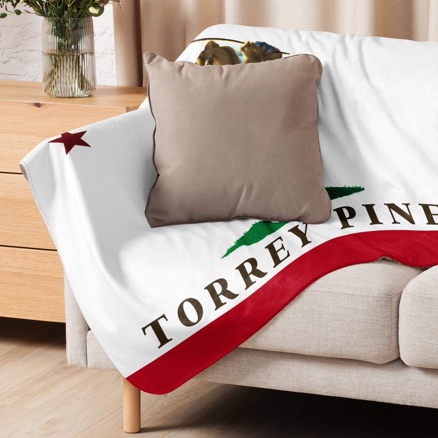 Torrey Pines Sherpa blanket