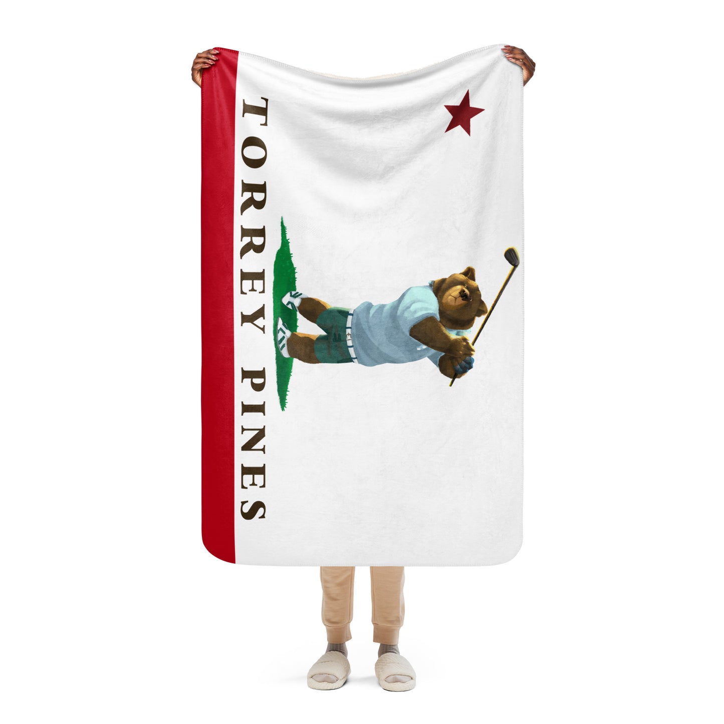 Torrey Pines Sherpa blanket