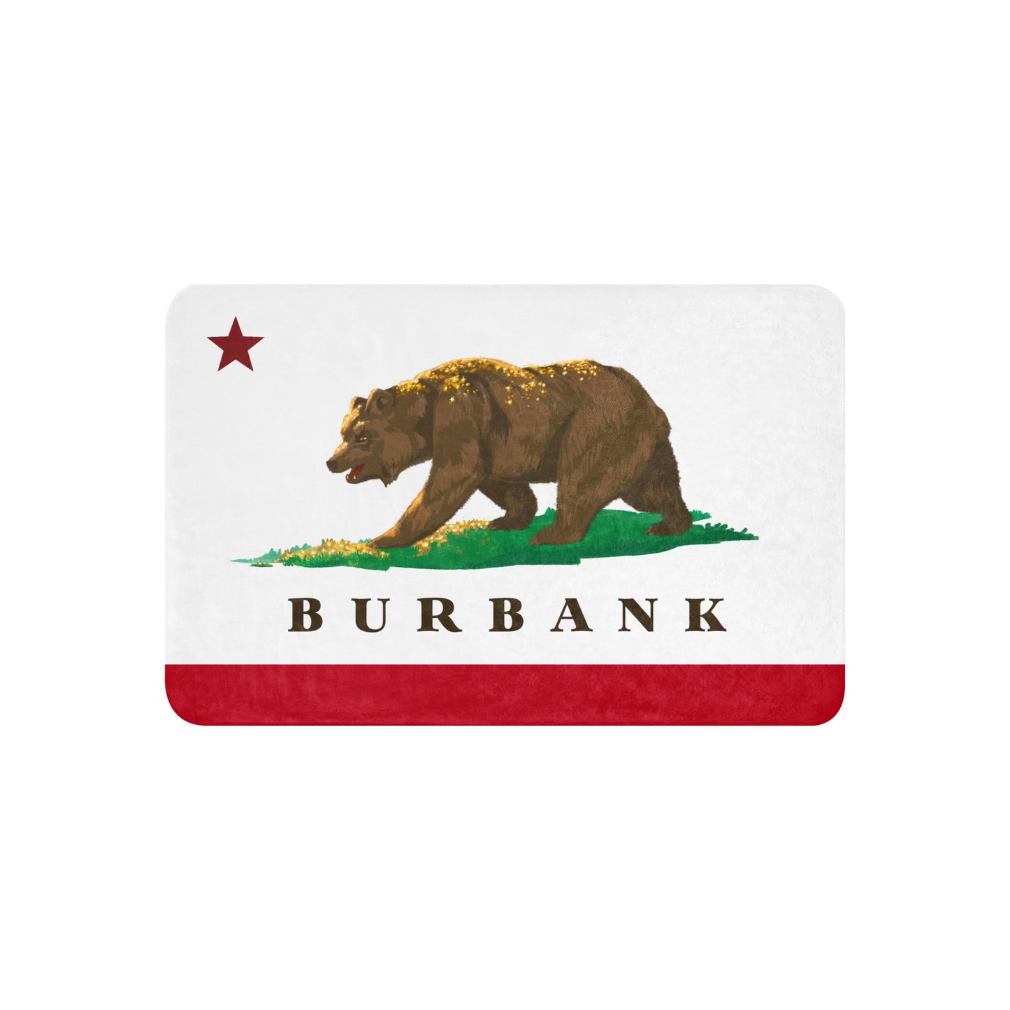 Burbank Sherpa blanket
