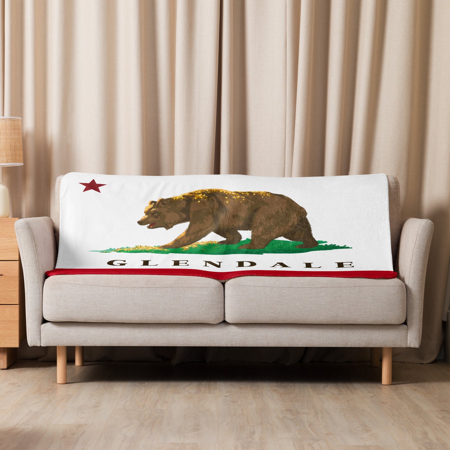 Glendale Sherpa blanket