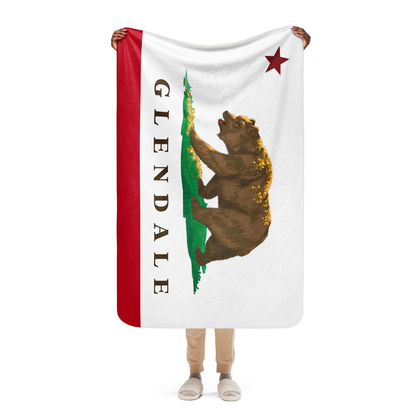 Glendale Sherpa blanket