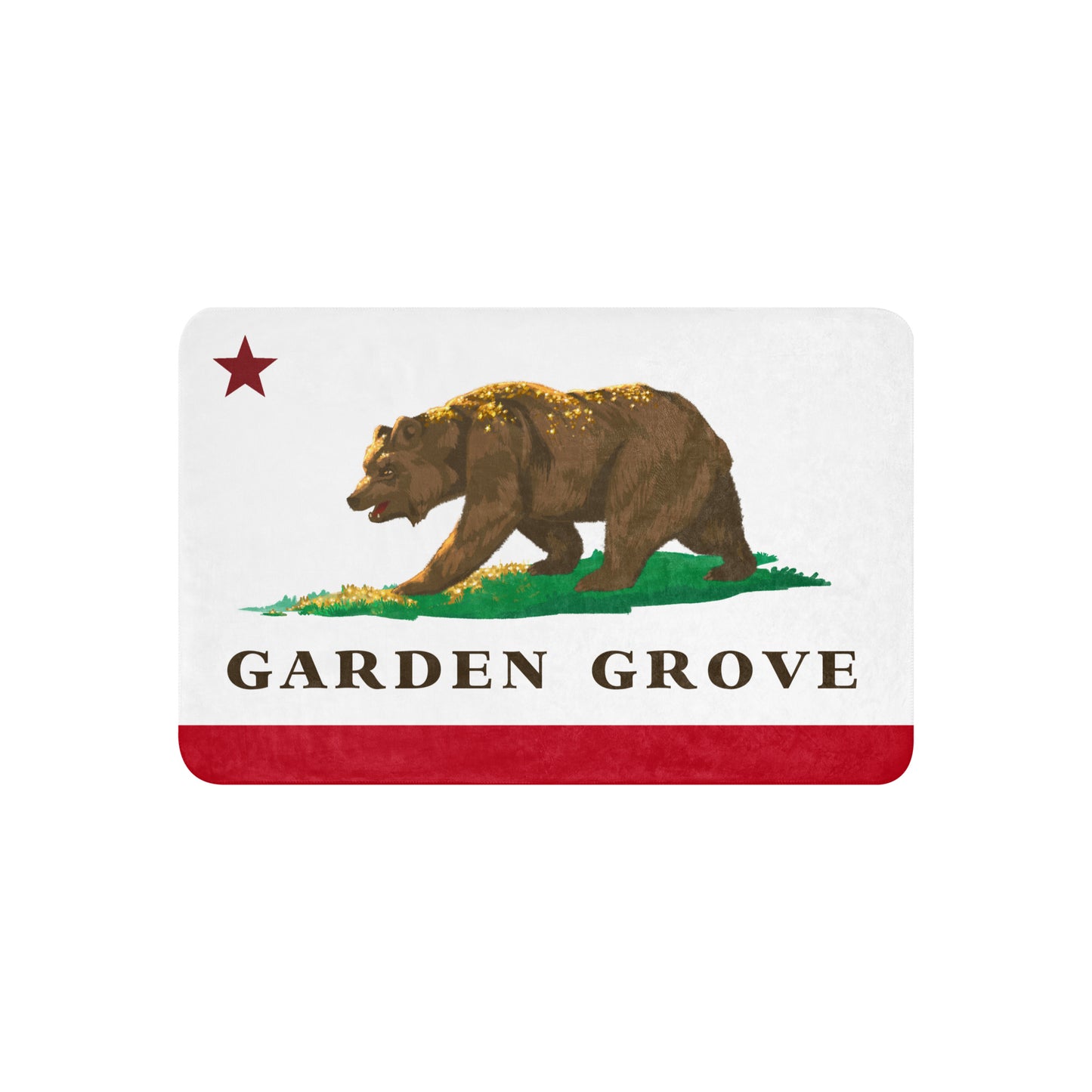 Garden Grove Sherpa blanket