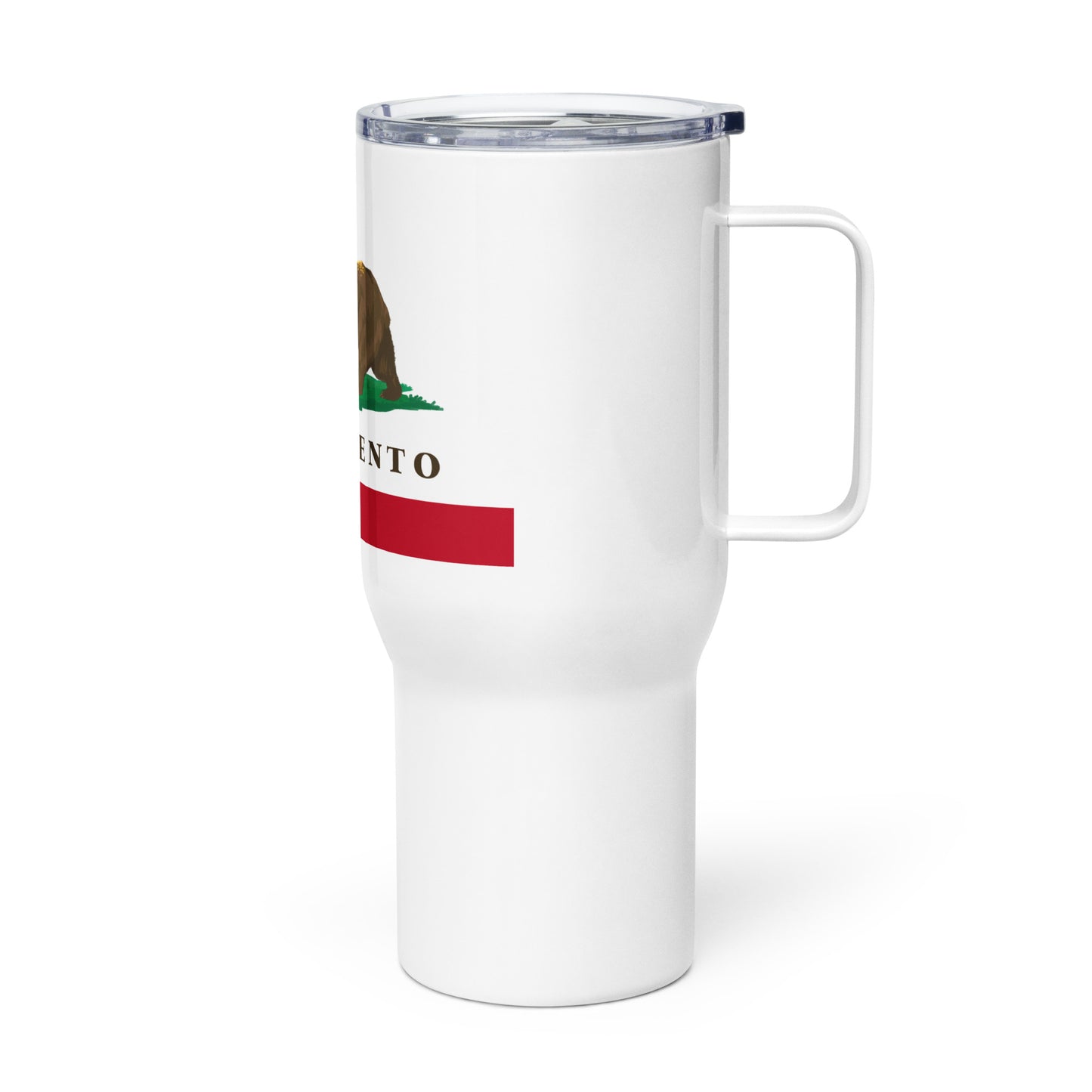 Sacramento CA Travel mug with handle