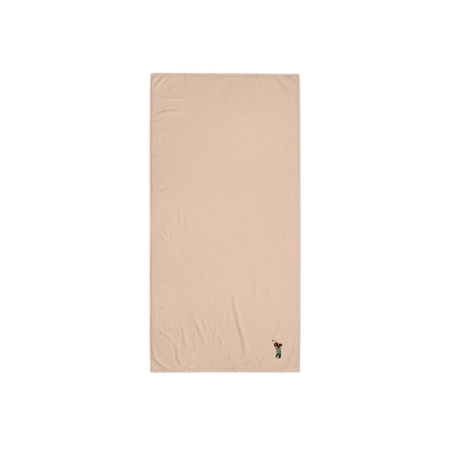 Golfing Grizzly cotton golf towel - CAFlags