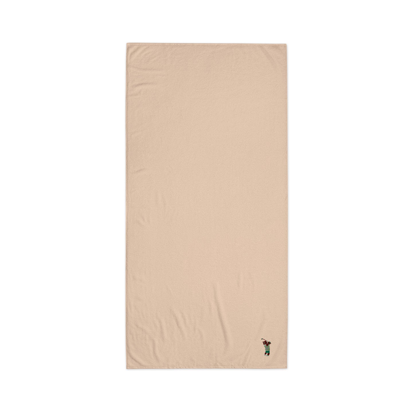 Golfing Grizzly cotton golf towel - CAFlags