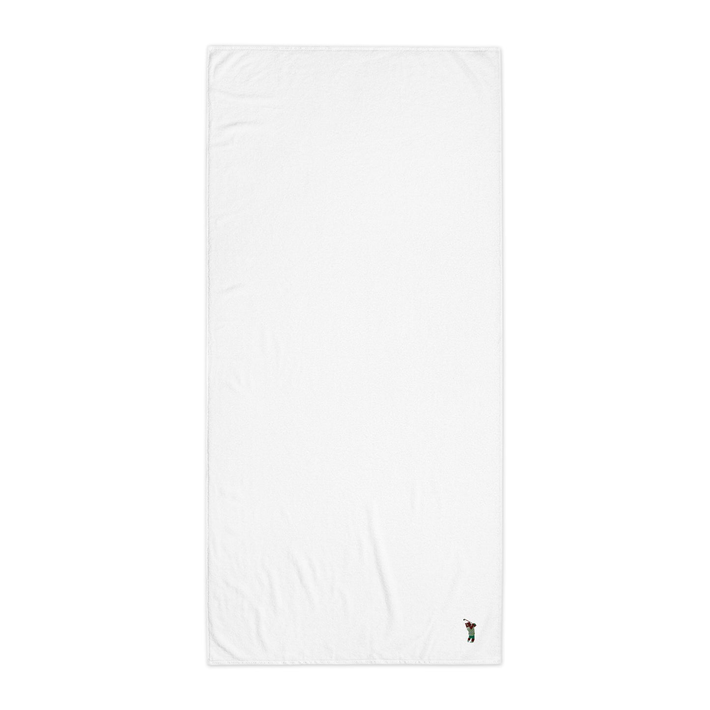 Golfing Grizzly cotton golf towel - CAFlags