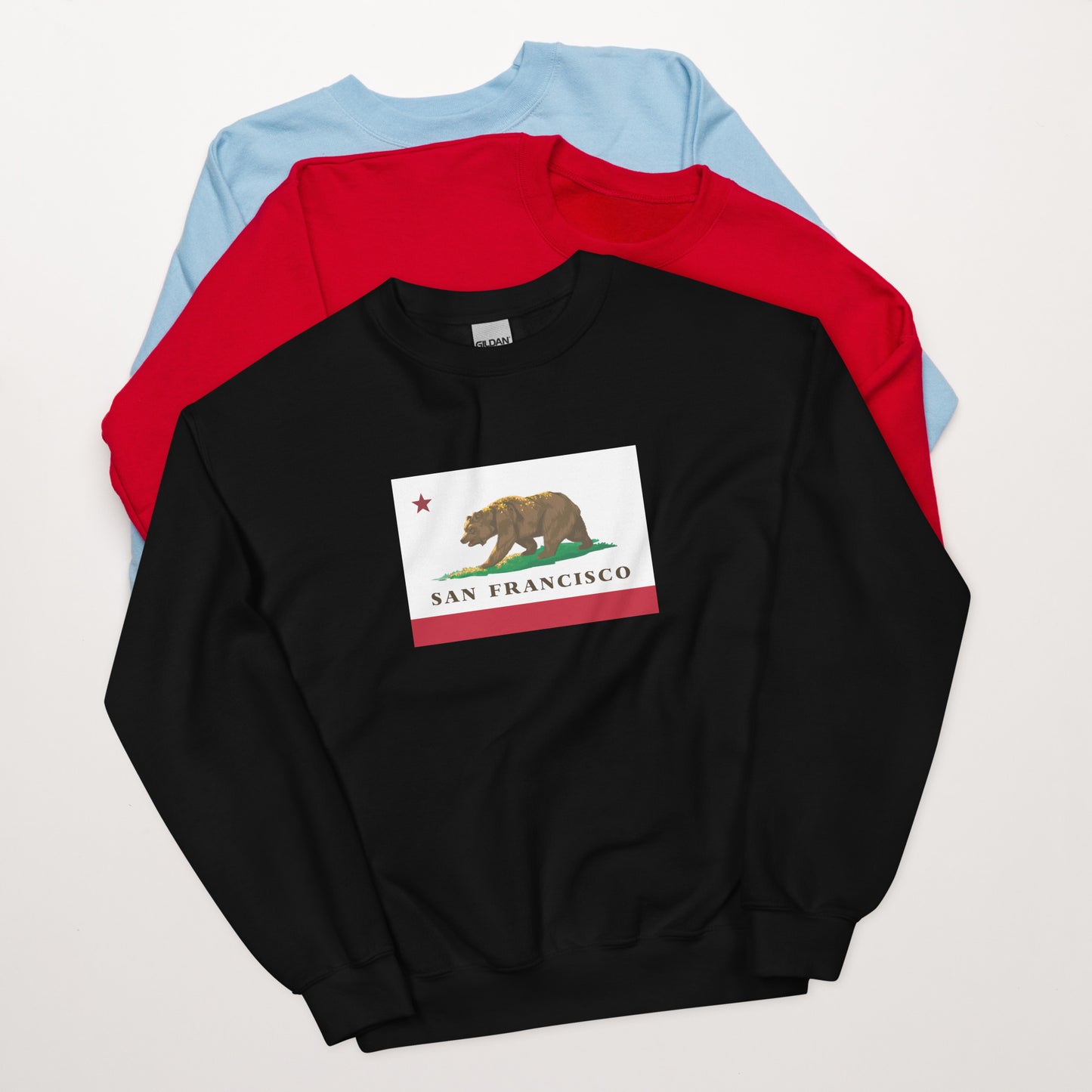 CA Flag San Francisco Sweatshirt - CAFlags