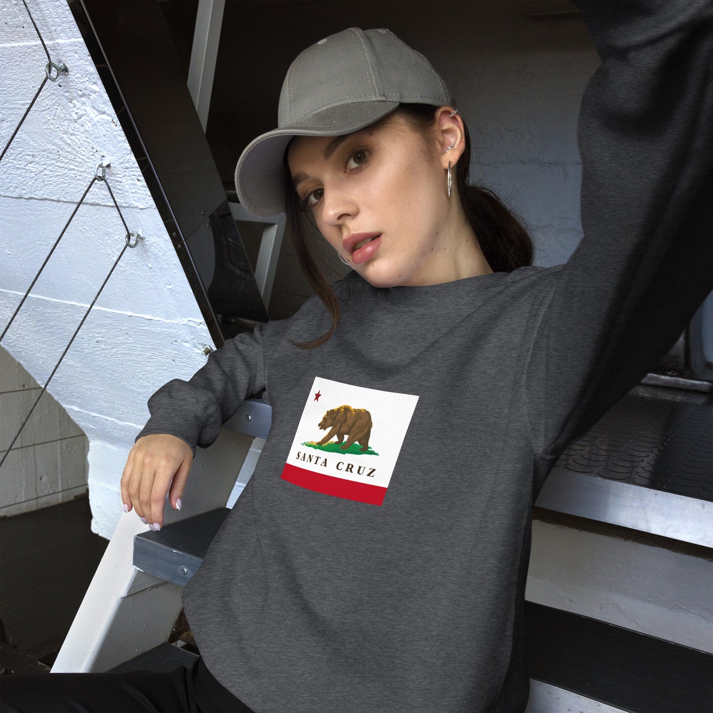 Gray Santa Cruz Sweatshirt