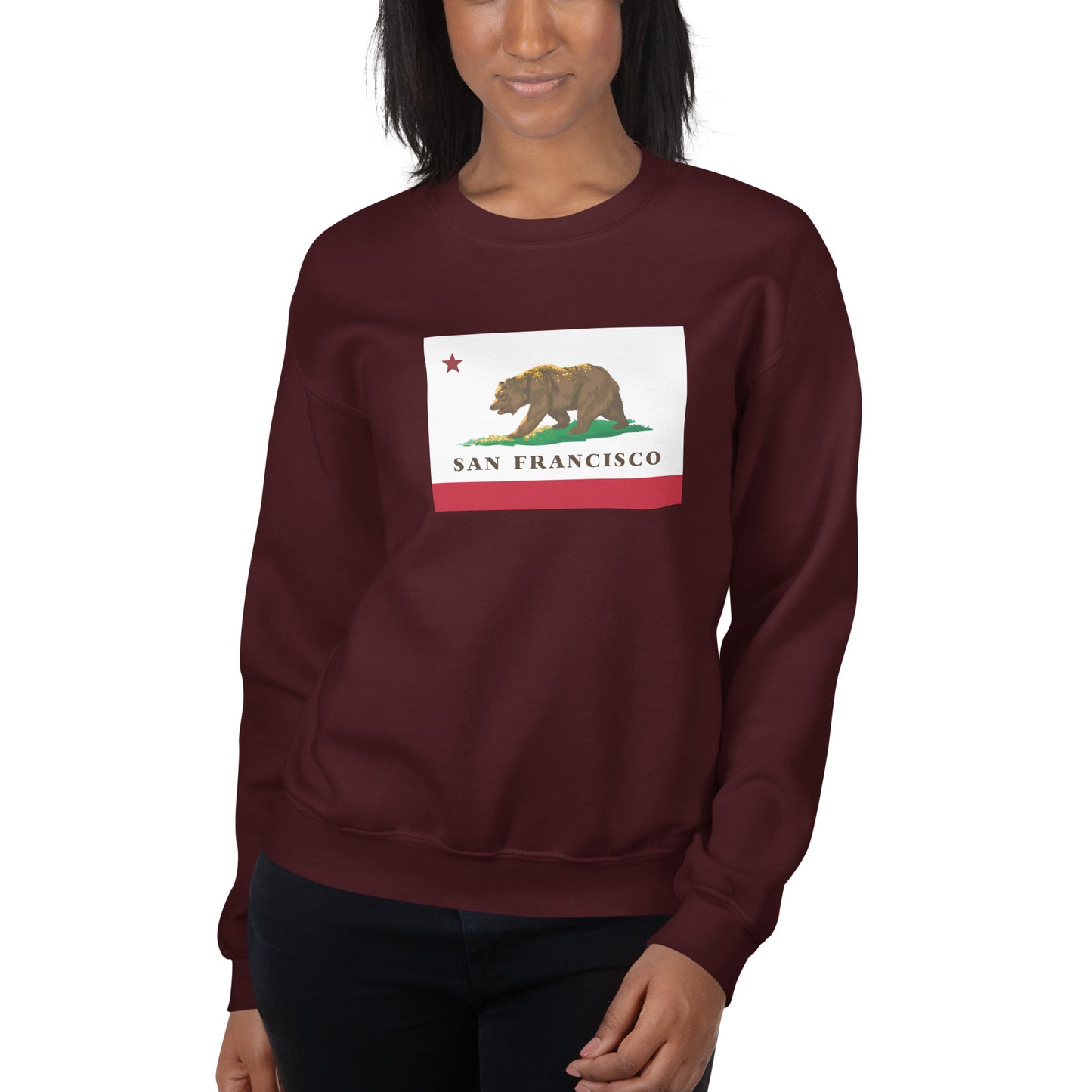 CA Flag San Francisco Sweatshirt - CAFlags