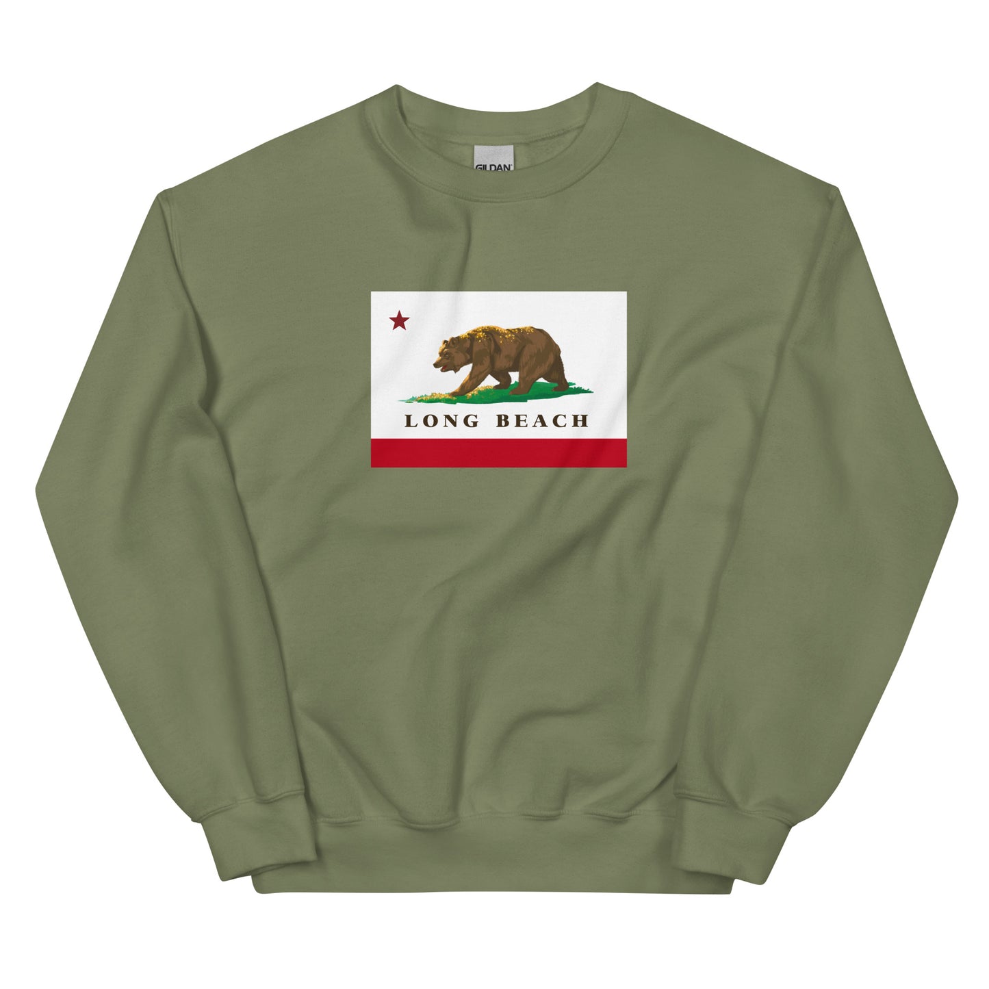Long Beach CA Flag Sweatshirt - CAFlags