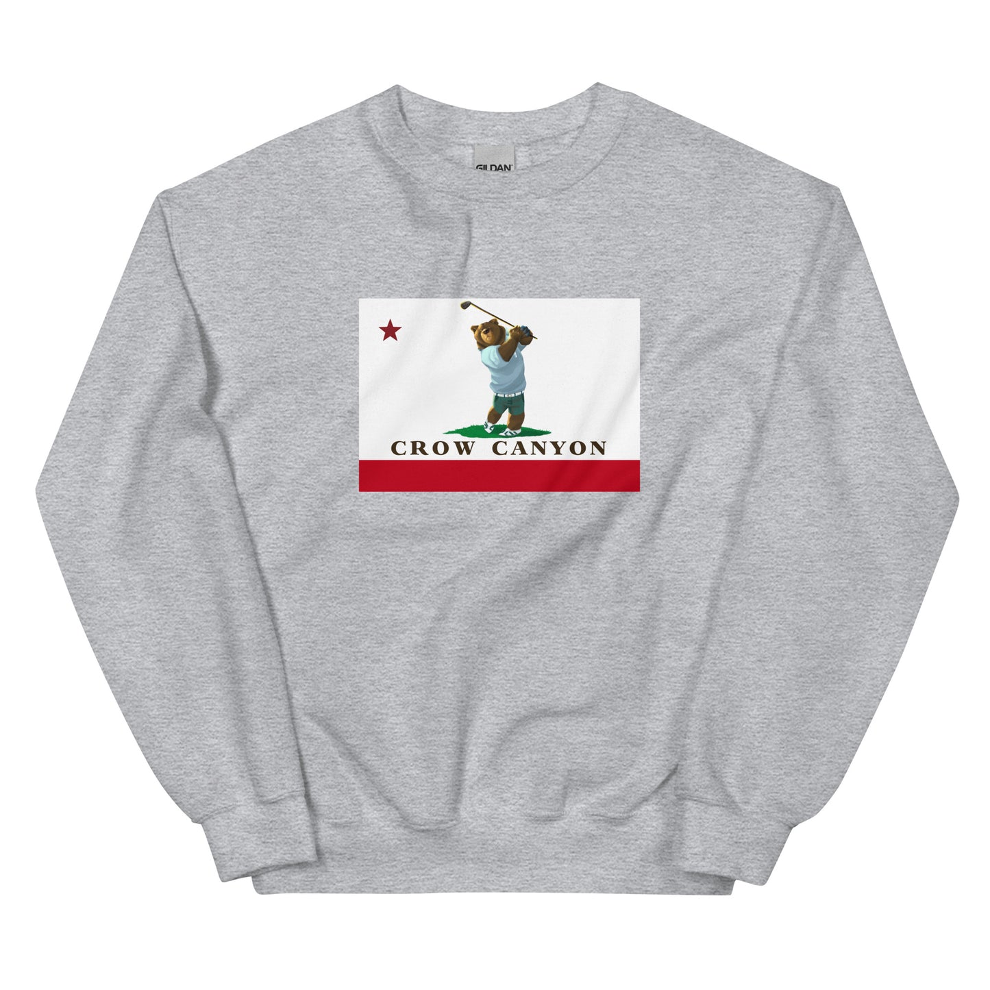 gray Crow Canyon Golf Sweatshirt