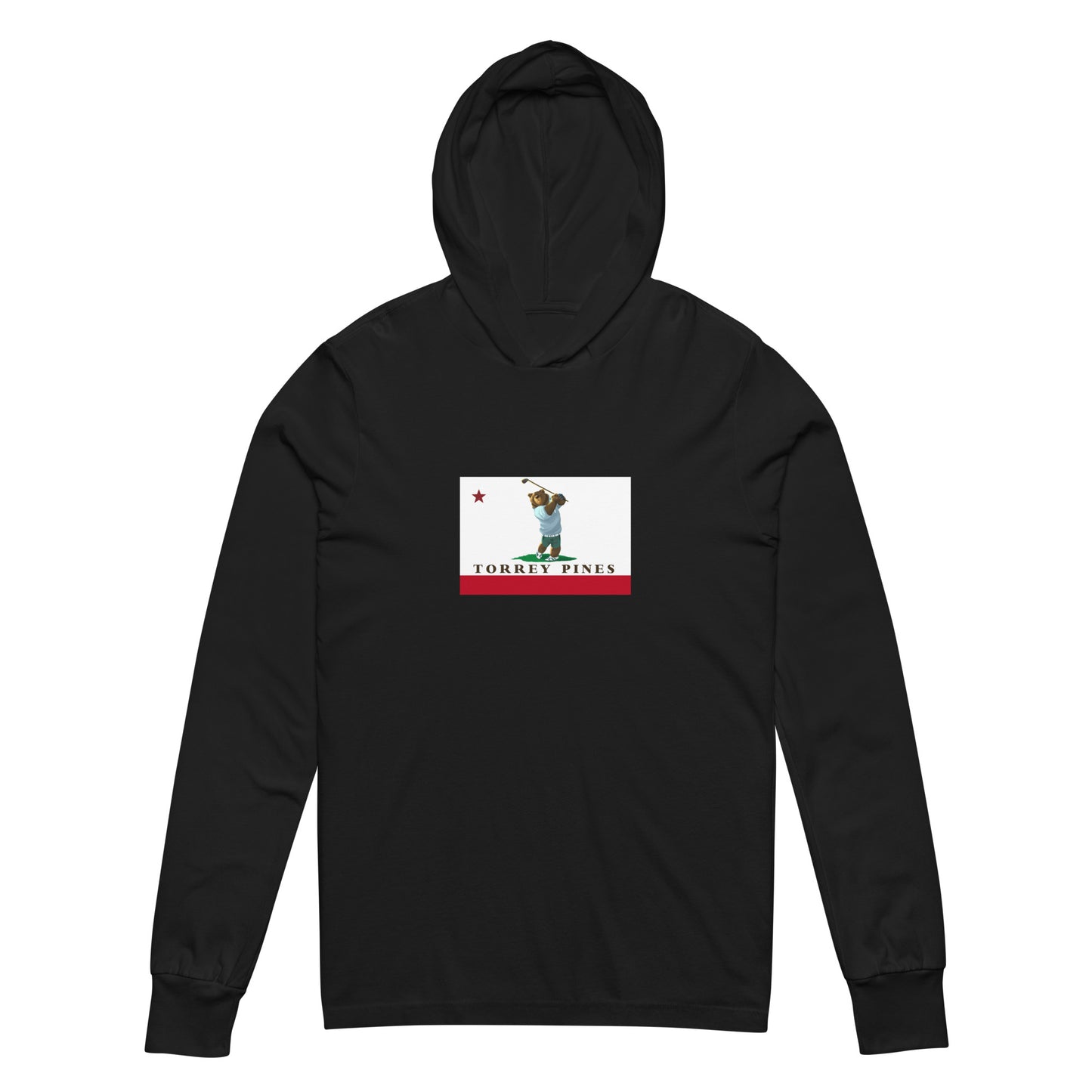 Torrey Pines Hooded long-sleeve tee