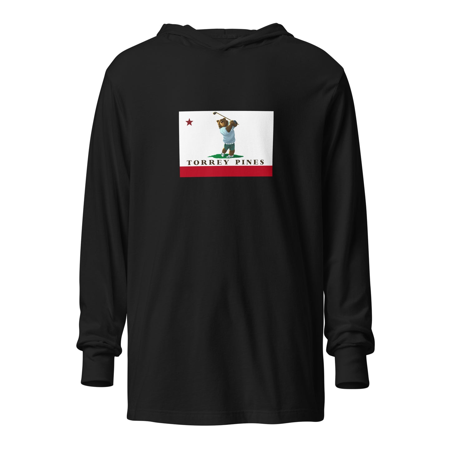 Torrey Pines Hooded long-sleeve tee