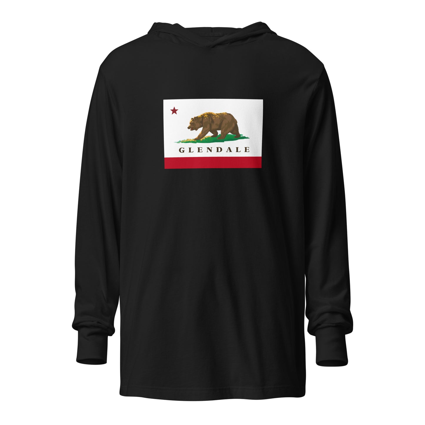 Glendale Hooded long-sleeve tee