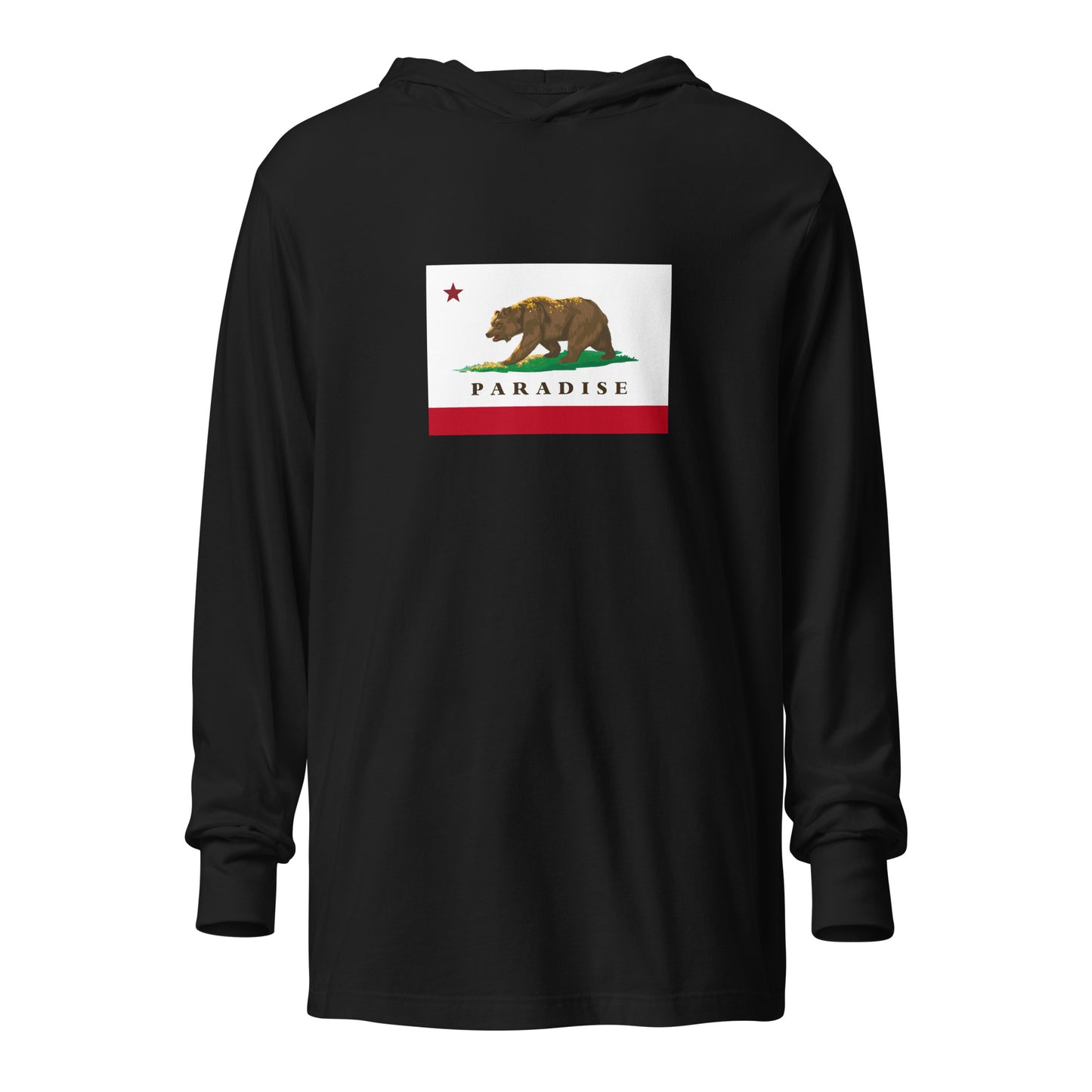 Paradise CA Hooded long-sleeve tee