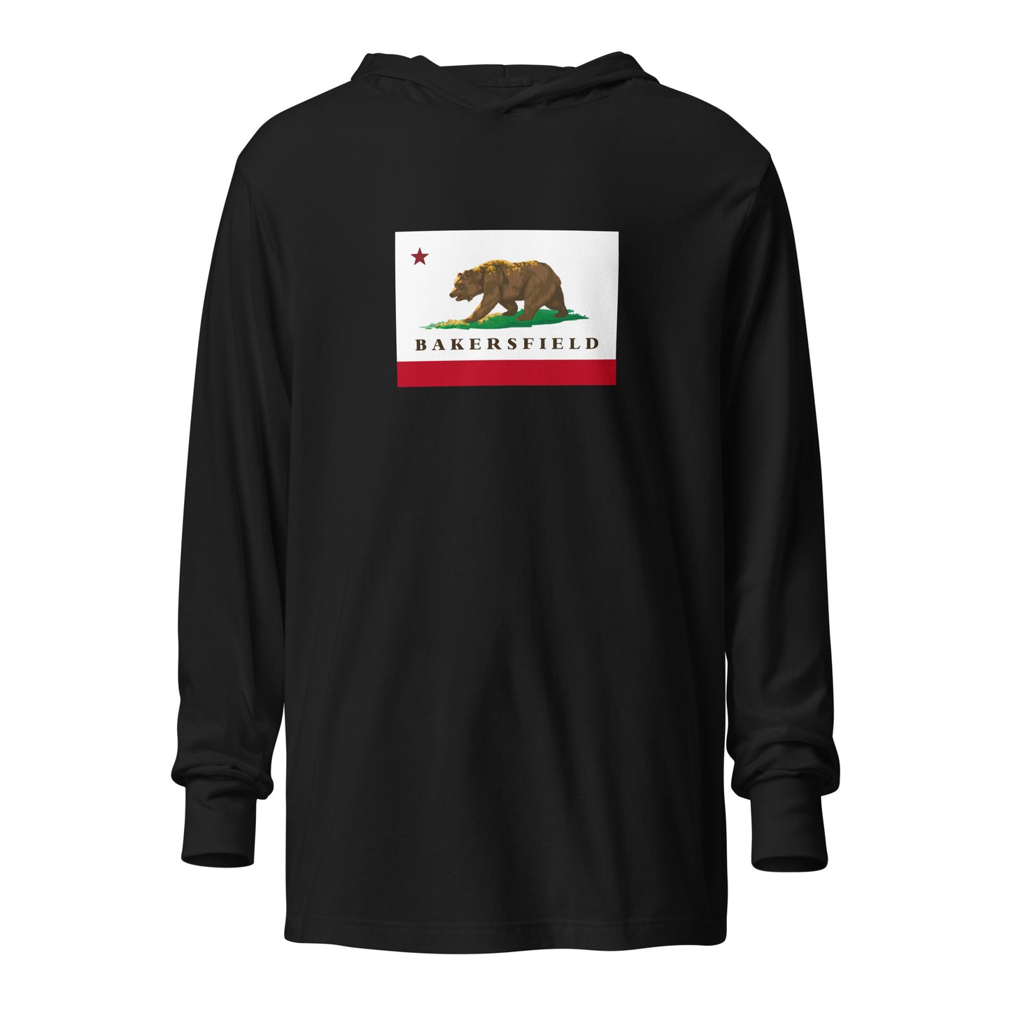 Bakersfield Hooded long-sleeve tee