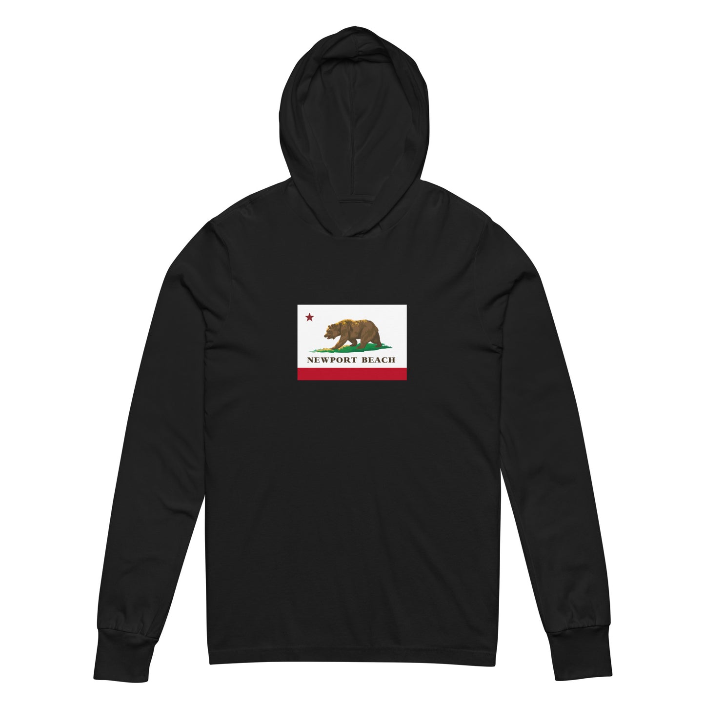 Newport Beach Hooded long-sleeve tee