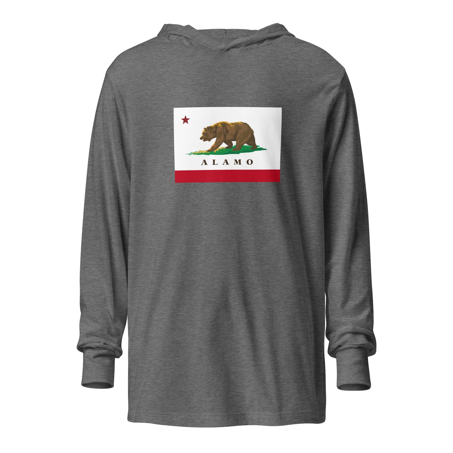 Alamo CA Hooded long-sleeve tee