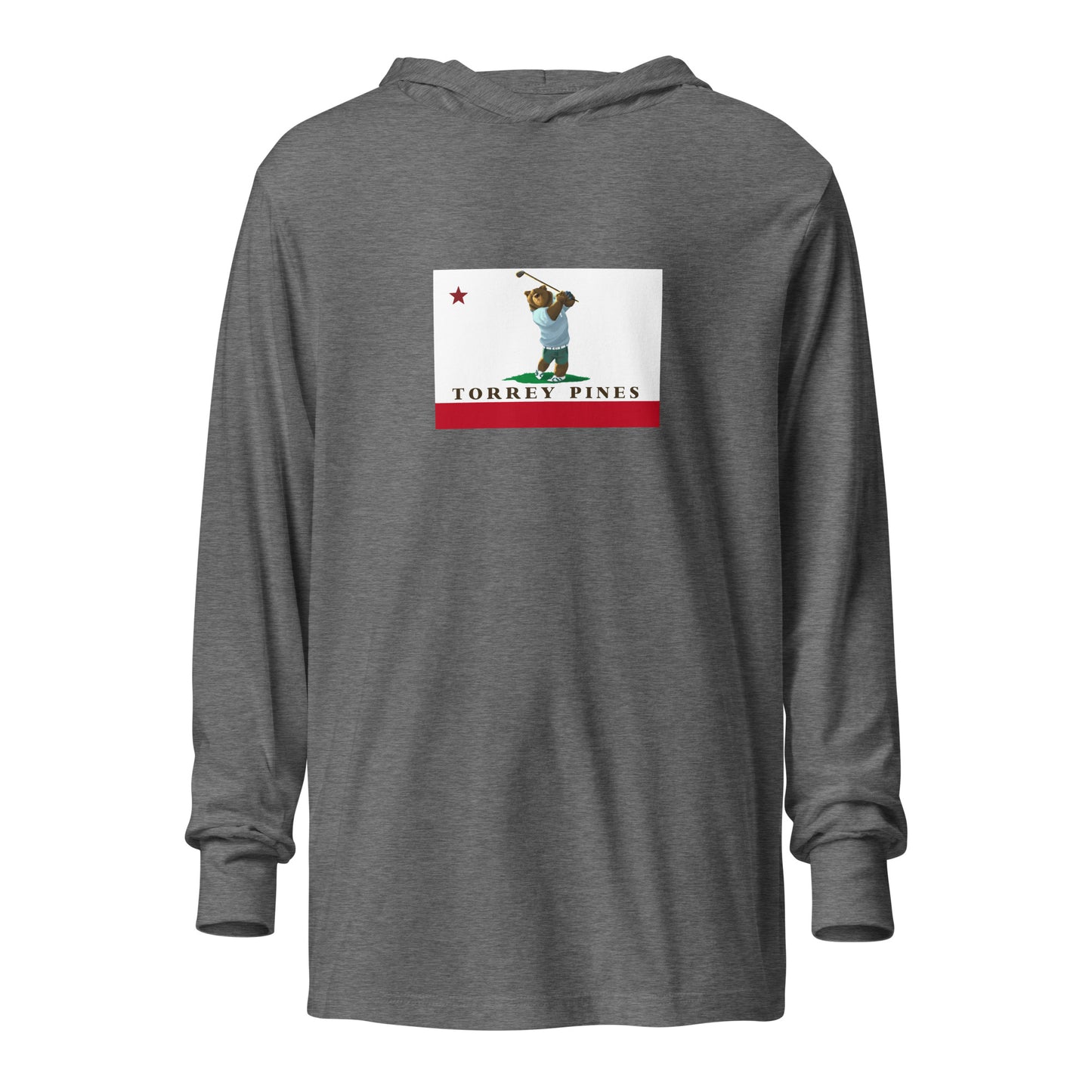 Torrey Pines Hooded long-sleeve tee