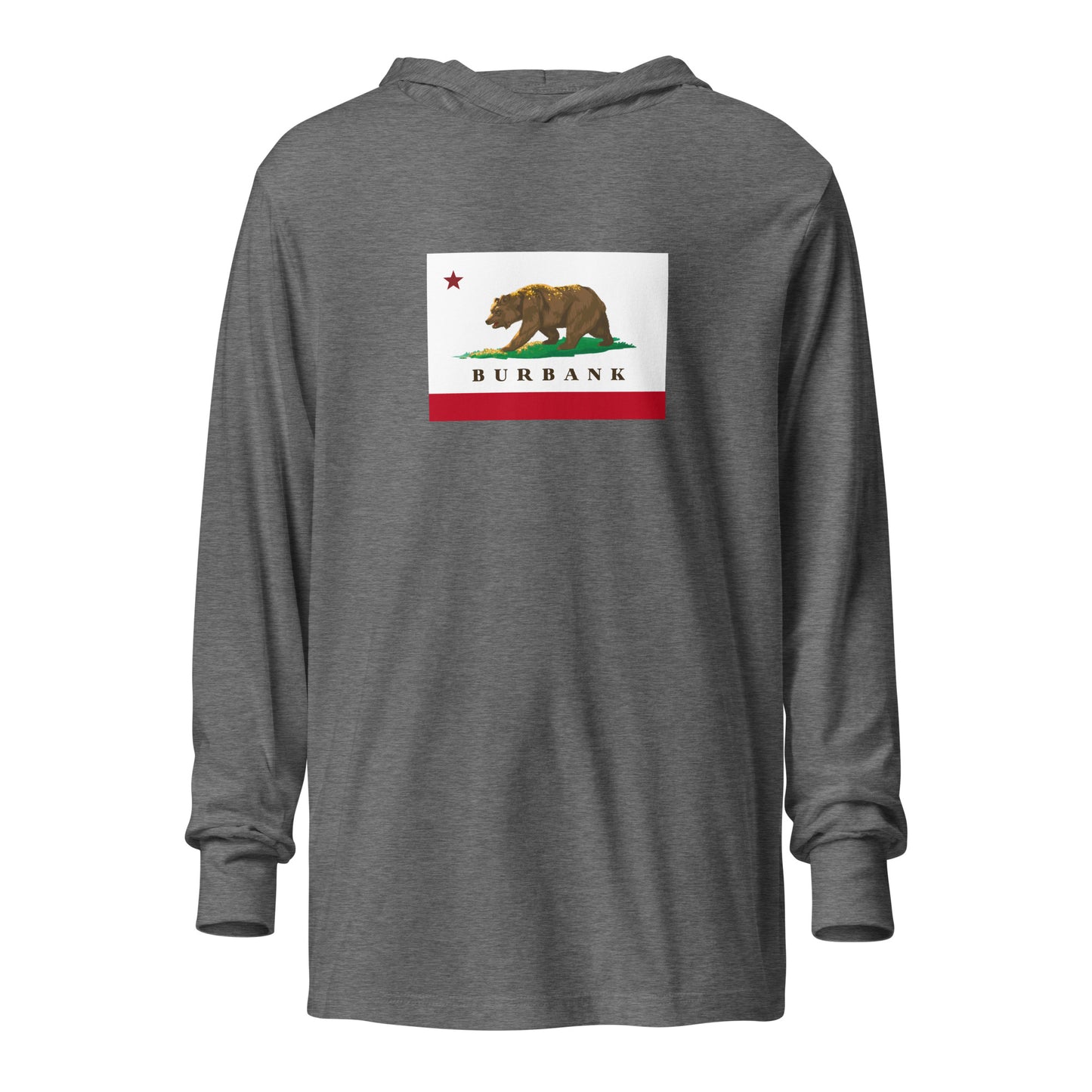Gray Burbank Hooded tee