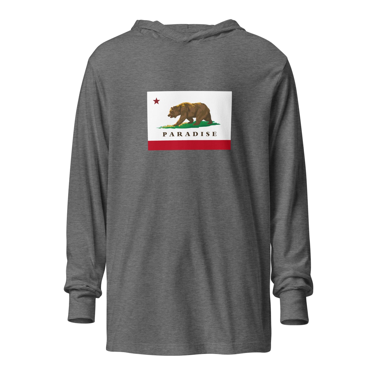 Paradise CA Hooded long-sleeve tee