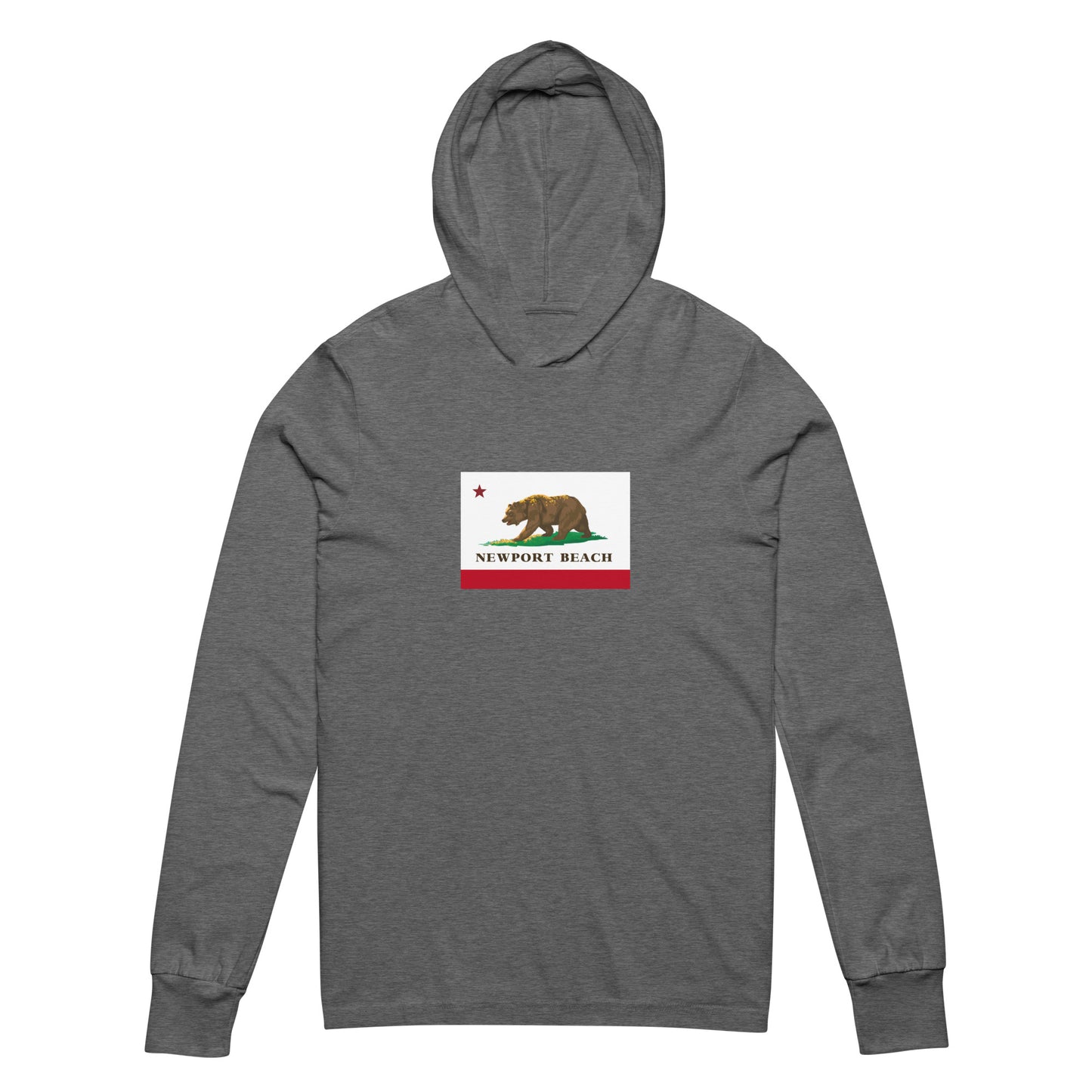 Newport Beach Hooded long-sleeve tee