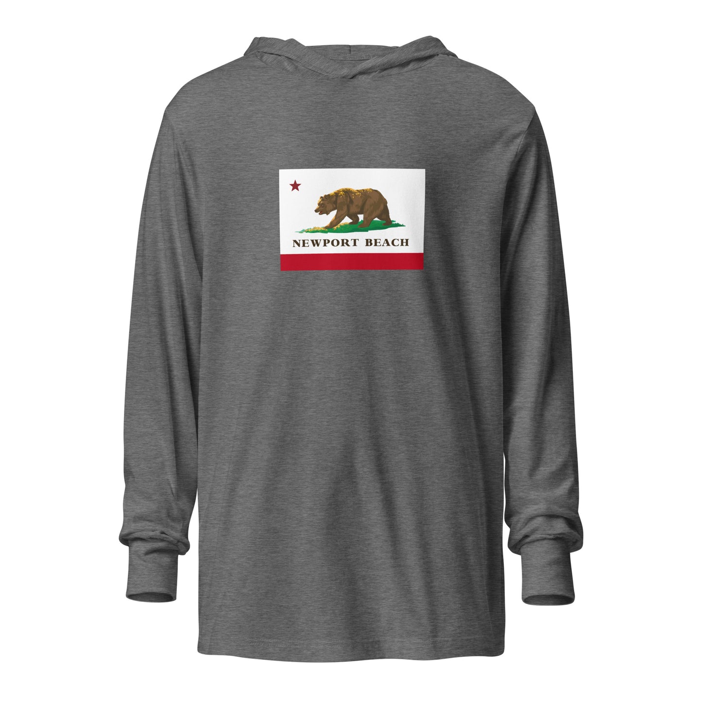 Newport Beach Hooded long-sleeve tee