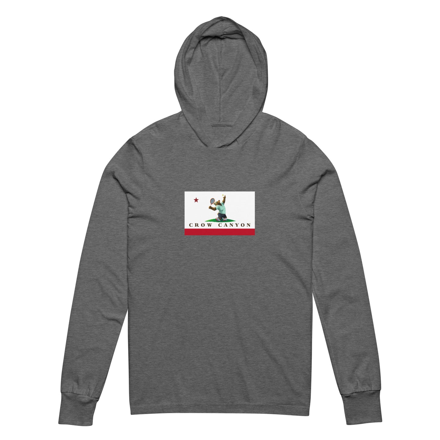 Crow Canyon Tennis Hooded long-sleeve tee