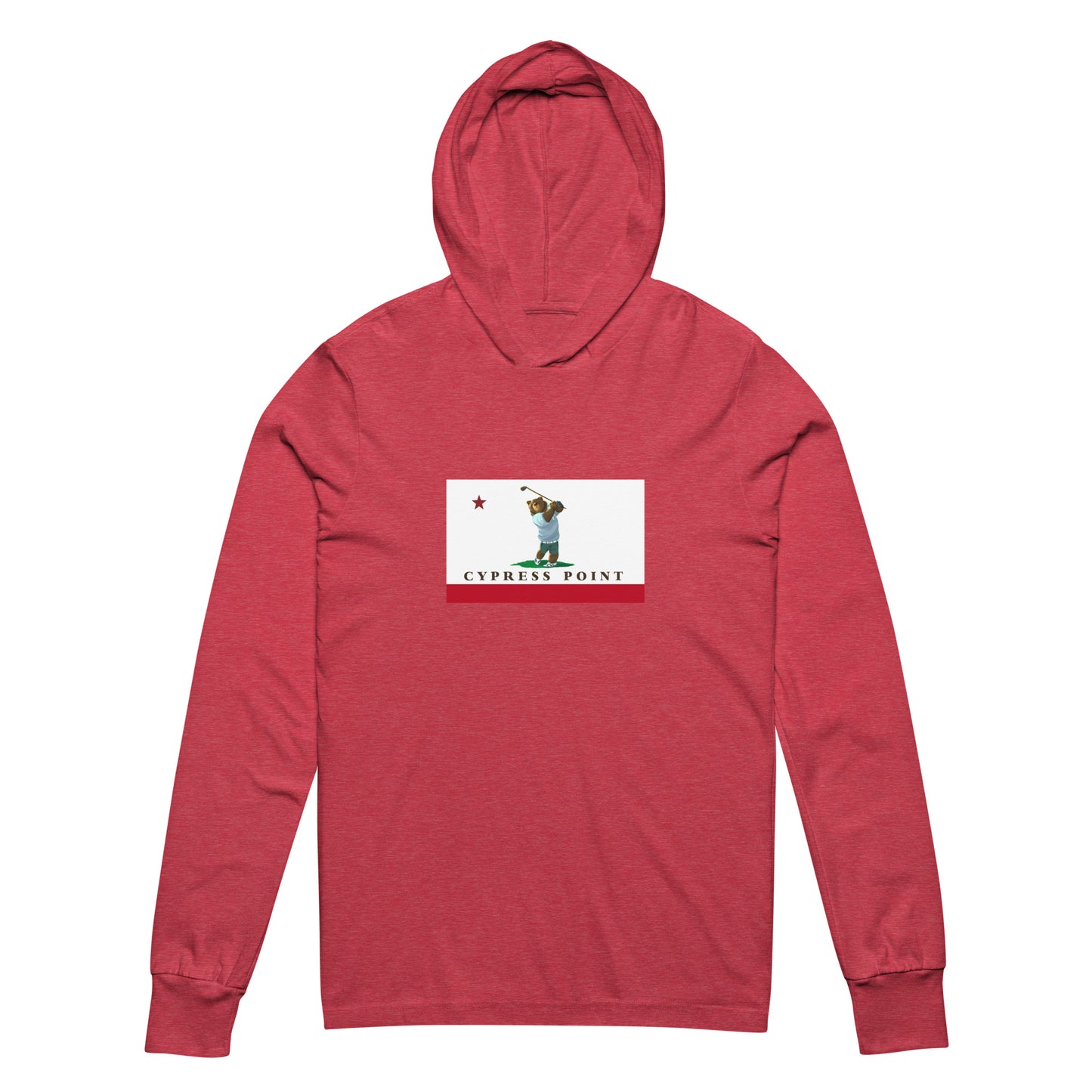 Cypress Point Golf Hooded long-sleeve tee - CAFlags