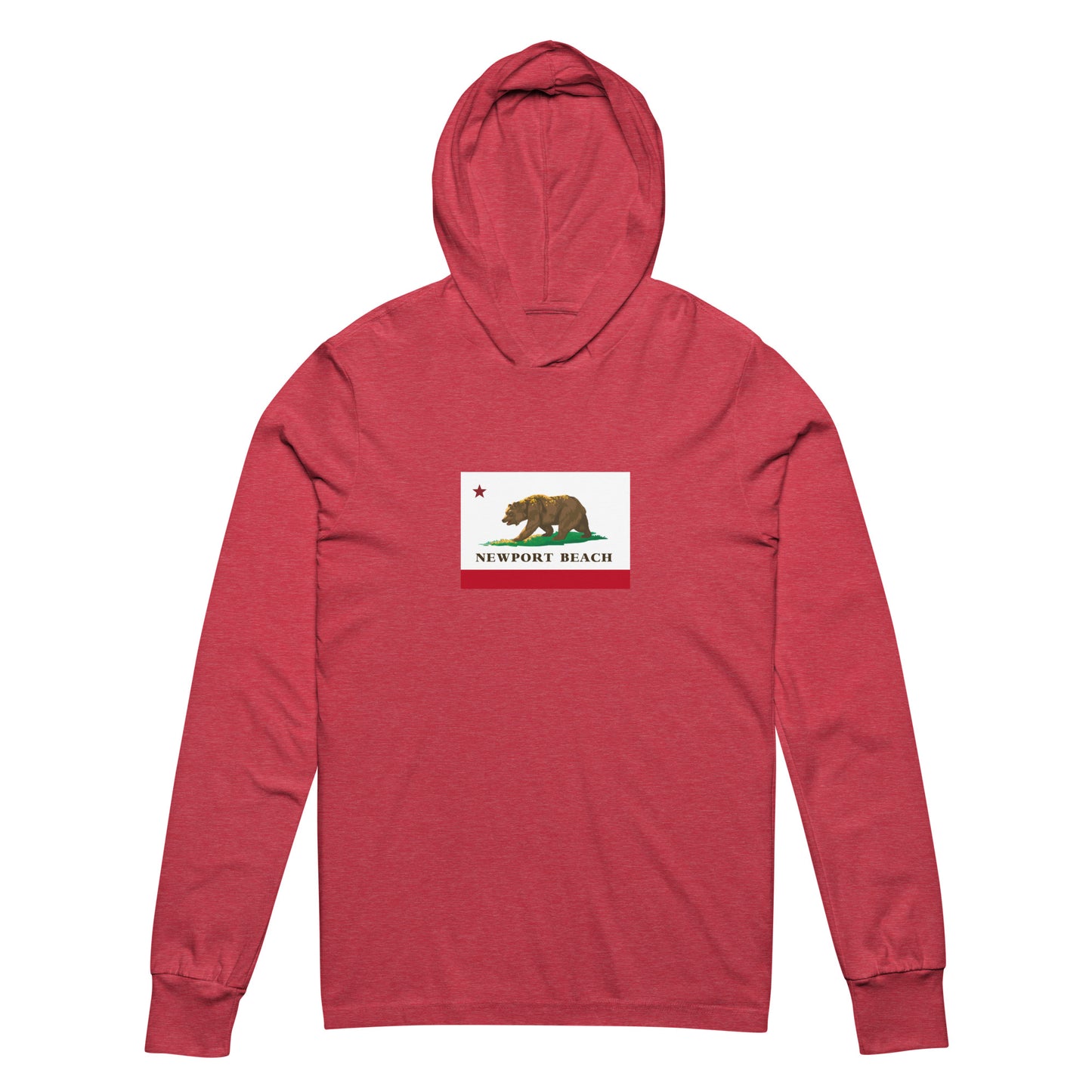 Newport Beach Hooded long-sleeve tee