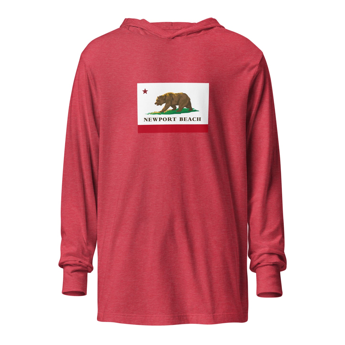 Newport Beach Hooded long-sleeve tee
