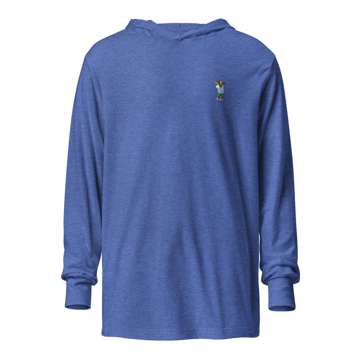Golfing Grizzly Hooded long-sleeve tee - CAFlags