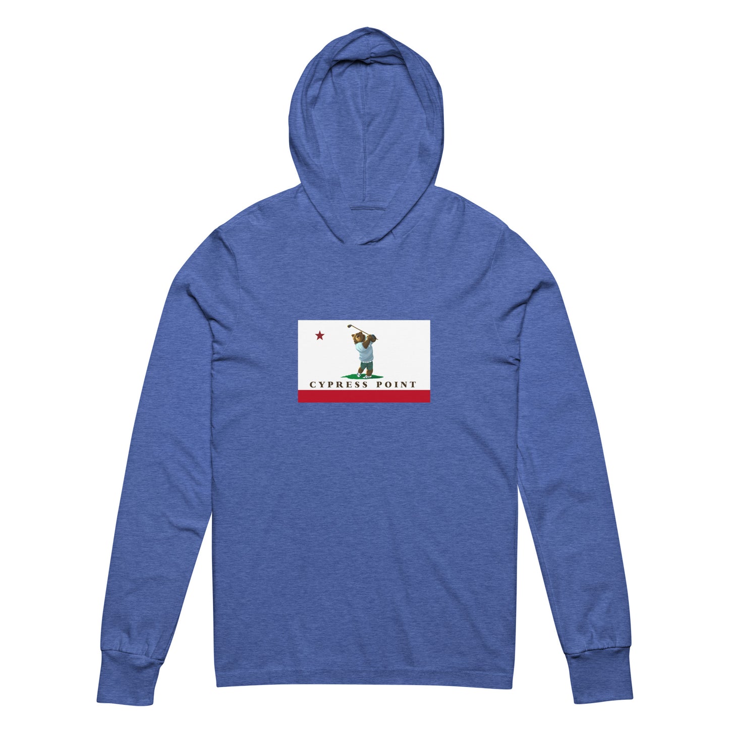 Cypress Point Golf Hooded long-sleeve tee - CAFlags