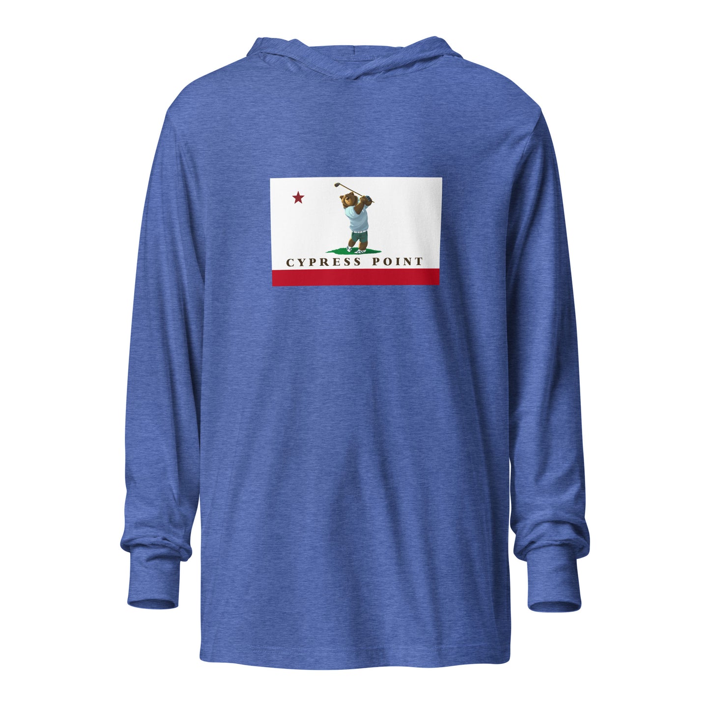 Cypress Point Golf Hooded long-sleeve tee - CAFlags
