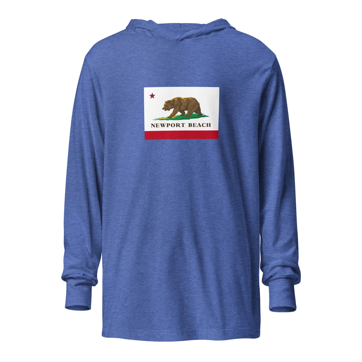 Newport Beach Hooded long-sleeve tee