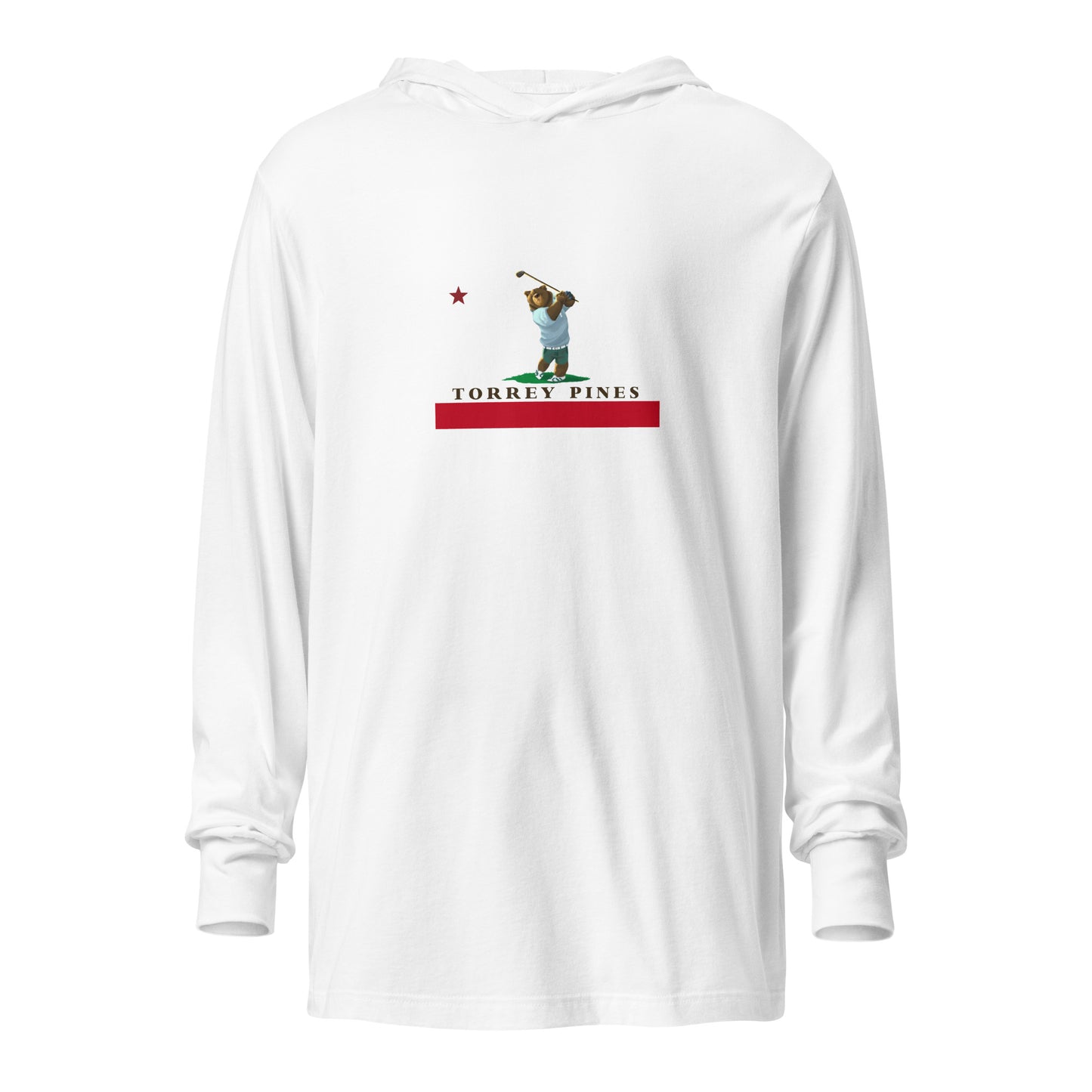 Torrey Pines Hooded long-sleeve tee