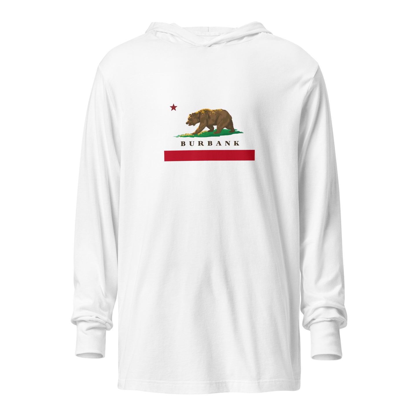 White Burbank Hooded tee