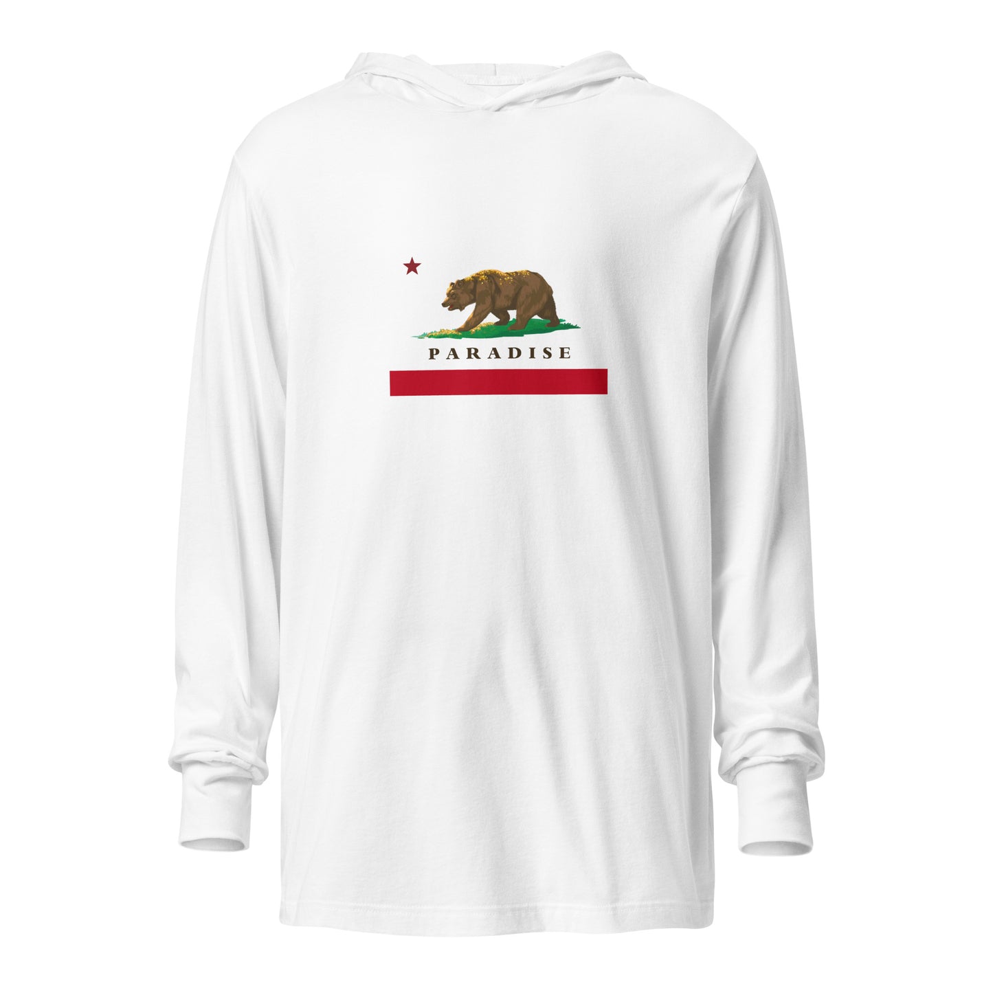 Paradise CA Hooded long-sleeve tee