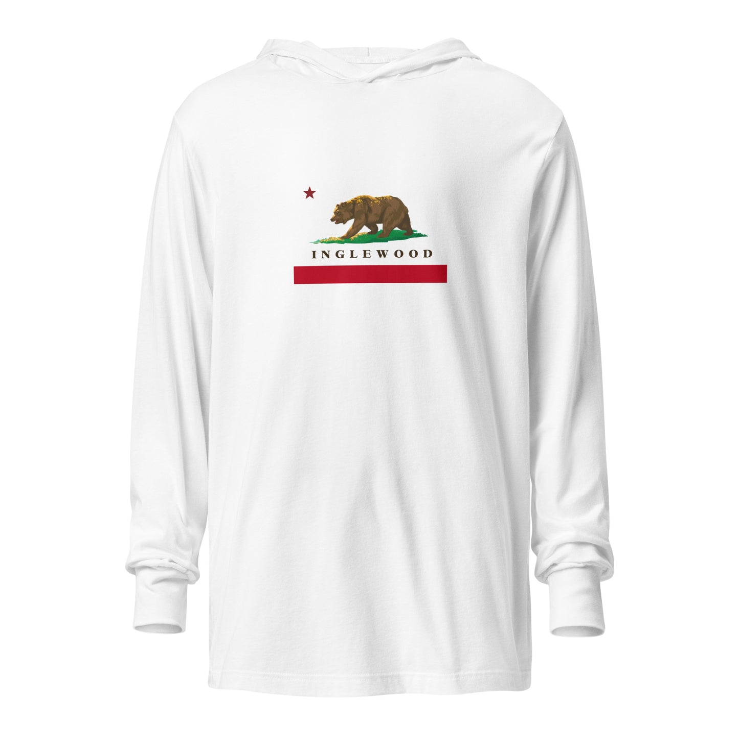 Inglewood Hooded long-sleeve tee - Cali City Apparel