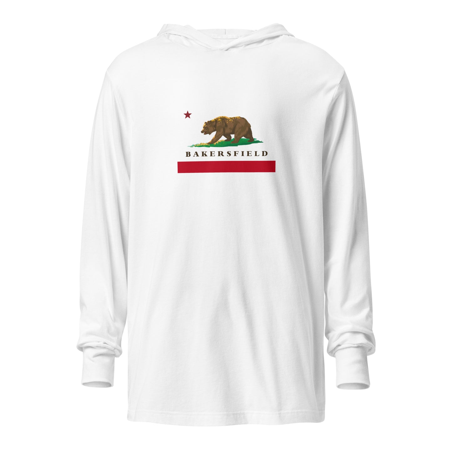 Bakersfield Hooded long-sleeve tee