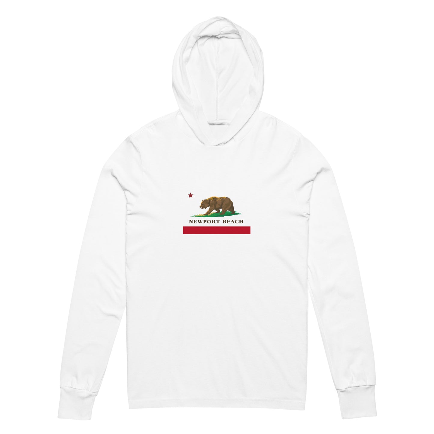 Newport Beach Hooded long-sleeve tee