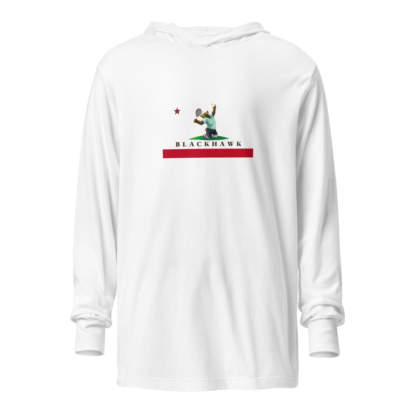 Blackhawk Tennis Hooded long-sleeve tee