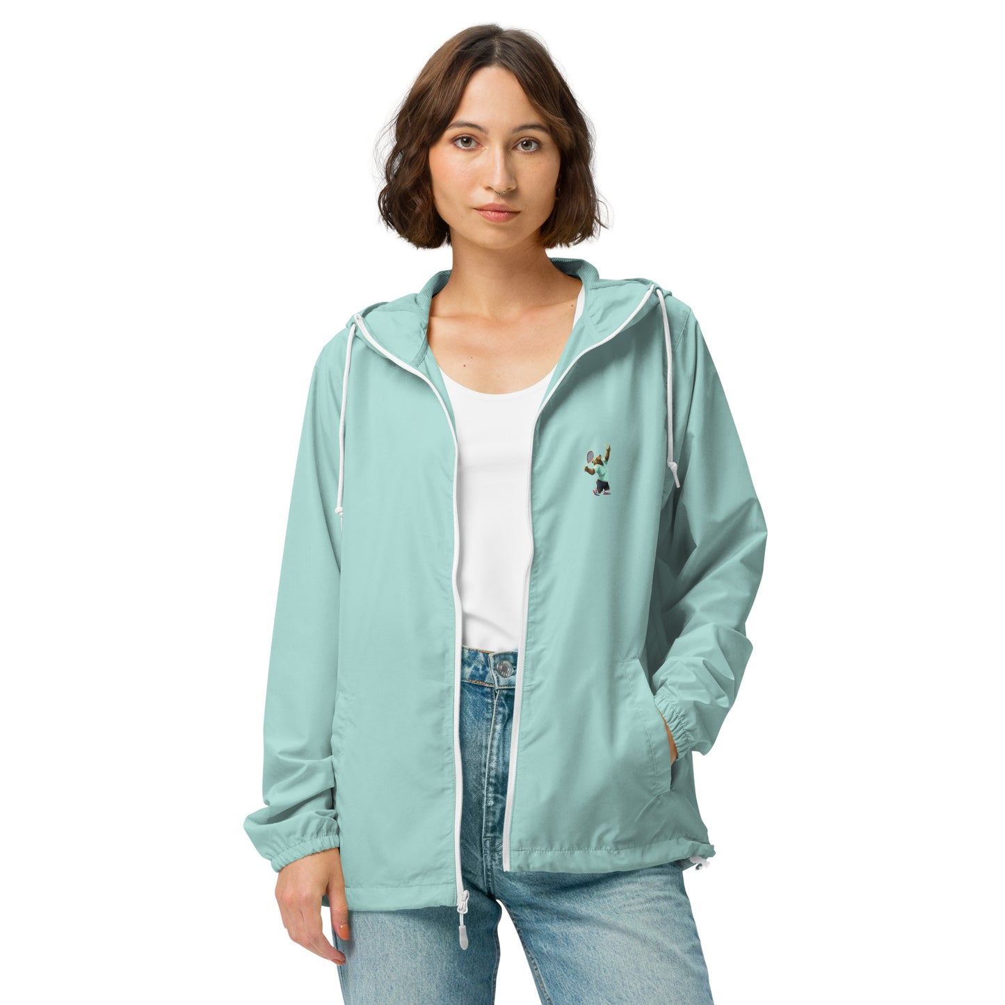 Tennis Grizzly lightweight zip up windbreaker