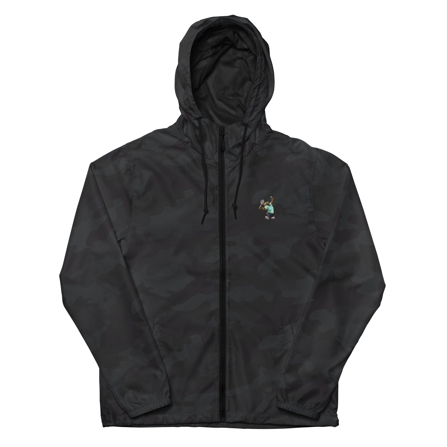 Tennis Grizzly lightweight zip up windbreaker
